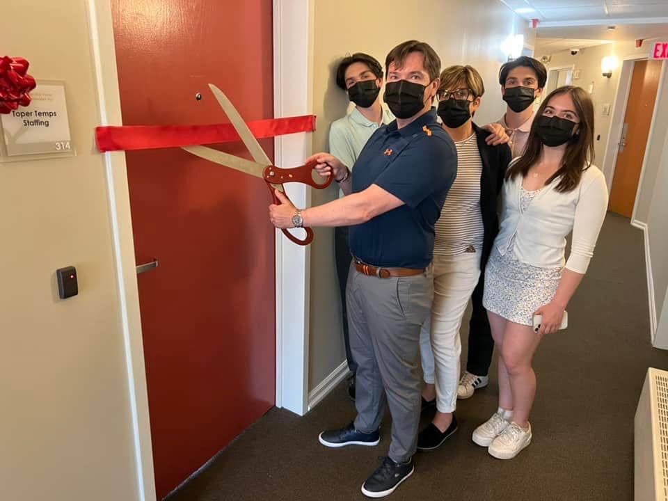 Ribbon cutting